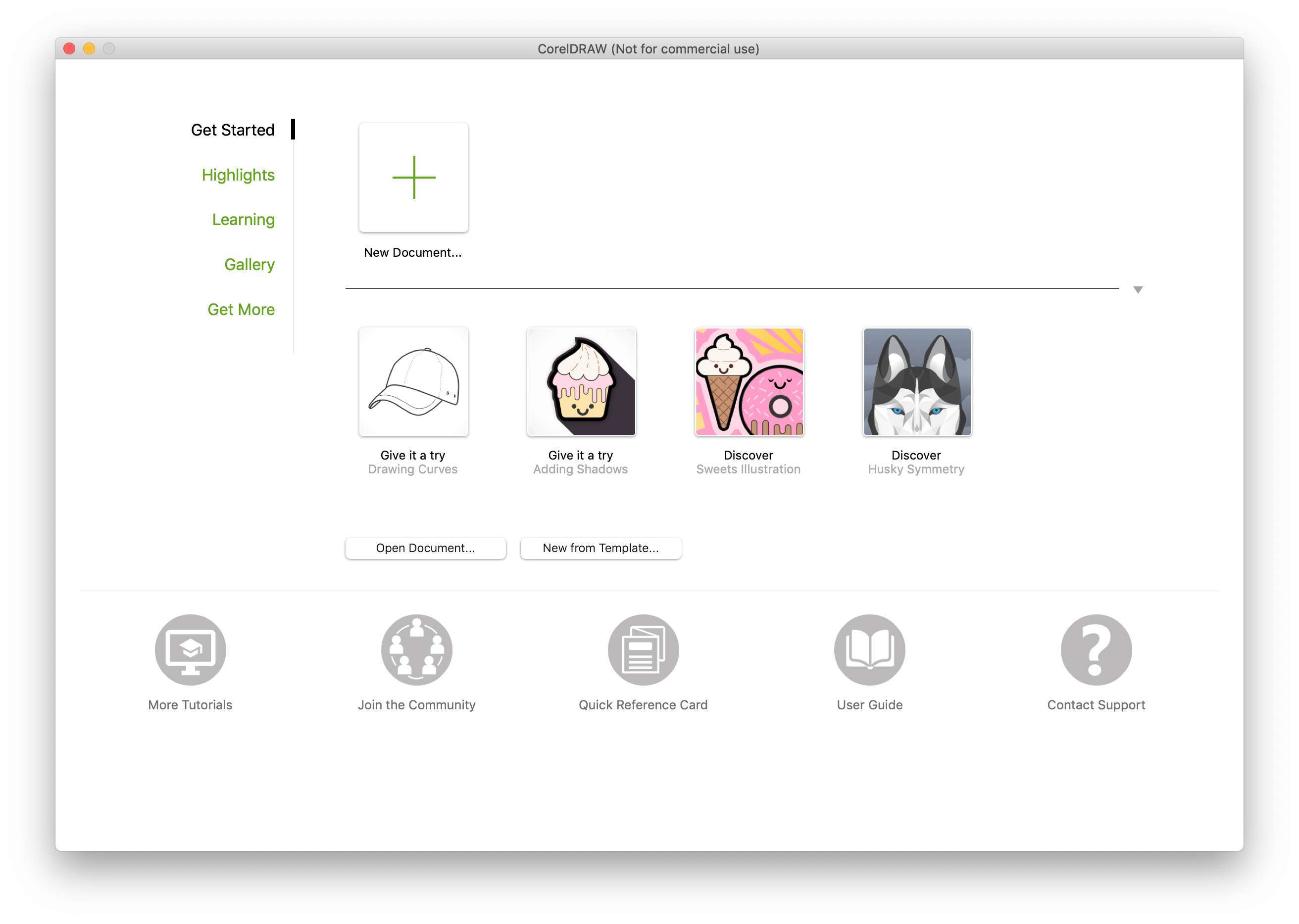 CorelDraw Installation Success Mac
