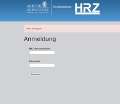 HRZ Druckupload Tool
